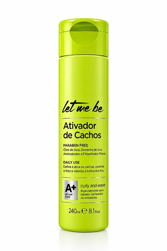 Let Me Be Cachos Ativador de Cachos – cirtu aktivators un veidošanas krēms, 240 ml