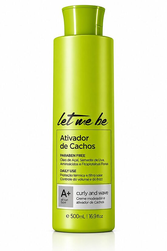 Let Me Be Cachos Ativador de Cachos – cirtu aktivators un veidošanas krēms, 500 ml