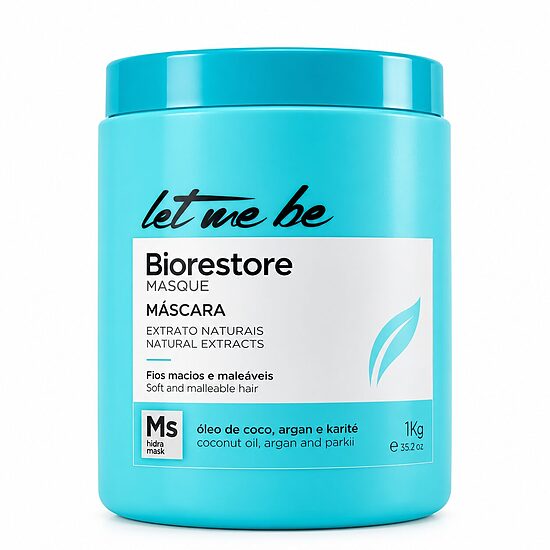 Let Me Be Biorestore intensīvi mitrinoša un atjaunojoša matu maska | 1 kg