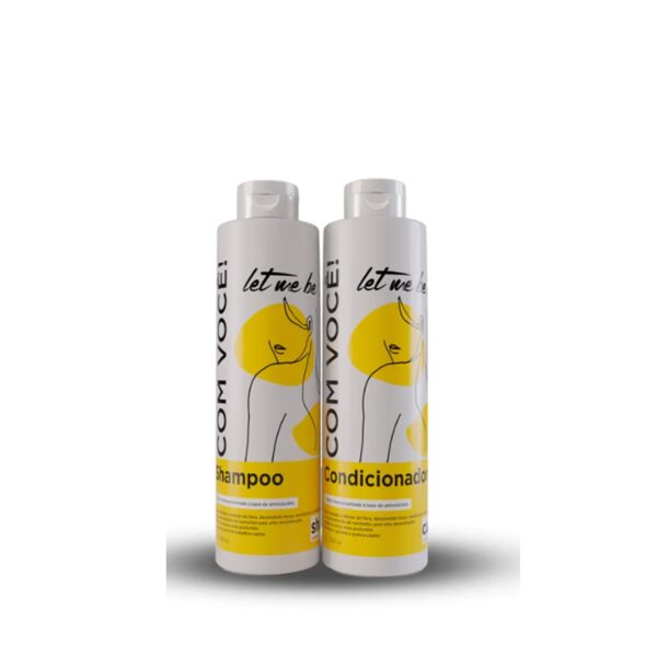 Com Você, mitrinošs komlekts (šampūns 1000ml + kondicionieris 1000ml), LetMeBe